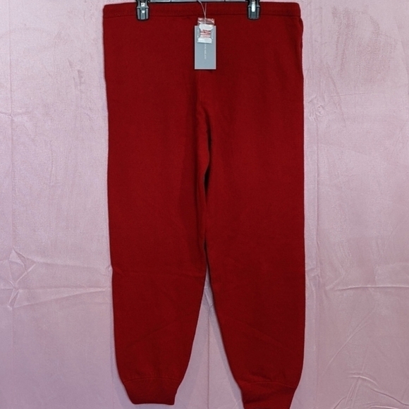 Antonio Melani Candy Apple Red Cashmere Elizabeth Jogger Pants - Picture 4 of 8
